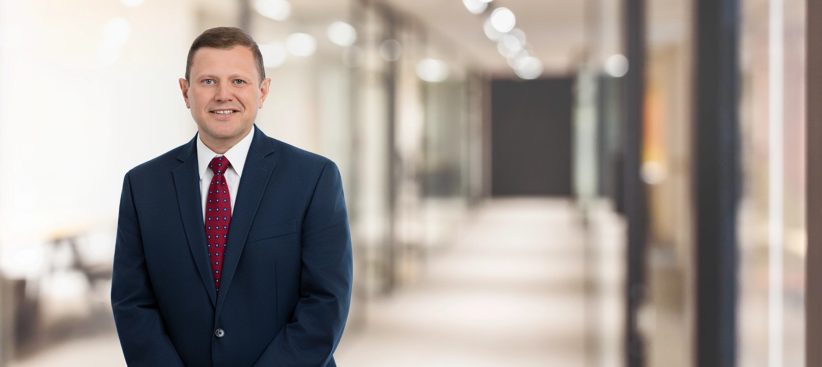 Professional portrait of Victor J. Allen