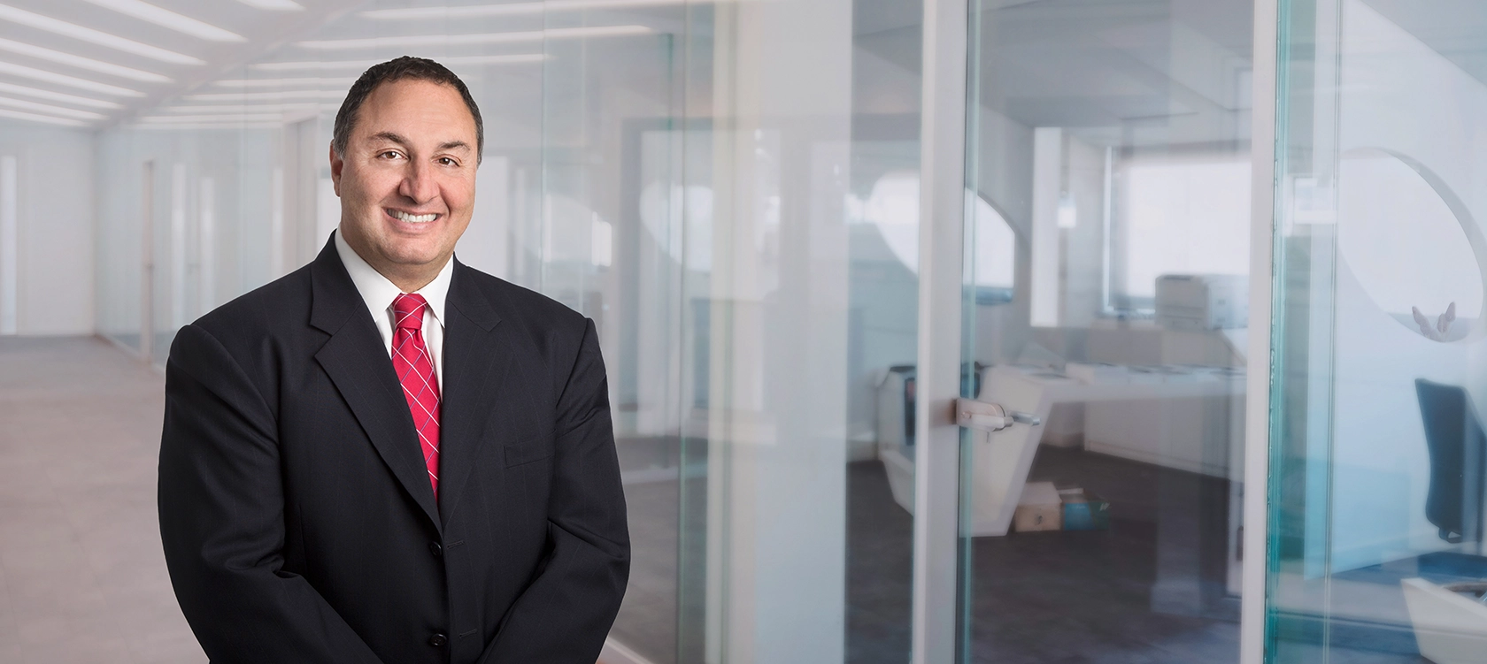 Professional portrait of William D. Booth