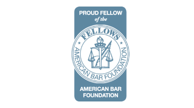 Proud Fellow of the American Bar Foundation logo